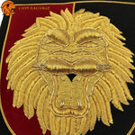 Badge Textile Lion Attirance