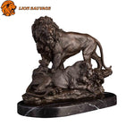 Socle de la Sculpture Lion Royal