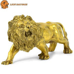 Statuette Lion Cuivre