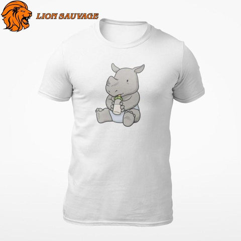 T-Shirt Rhinocéros Vie Lion Sauvage