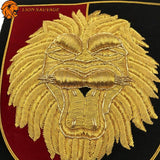 Badge Textile Lion Attirance