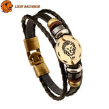 Bracelet Lion Astral Cuir Lion Sauvage
