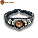 Bracelet Lion Conspiration Cuir