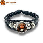 Bracelet Lion Zen Cuir