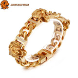 Bracelet Lion Association Royale en Acier