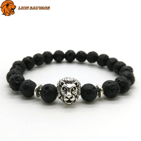 Bracelet Lion Gueule Perles