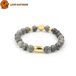 Bracelet Lion Jade en Perles
