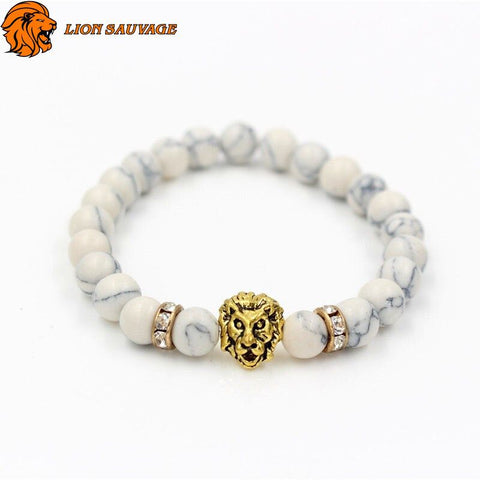 Bracelet Lion Judah Perles