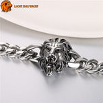 Bracelet Lion Mufasa Homme en acier de haute qualite