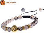 Bracelet Lion Shamballa avec cordon