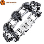 Bracelet Lion Simba Protection Acier