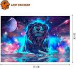 Dimensions du Puzzle Lion Etoiles 1000 Pieces