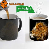 Mug Lion en Feu 