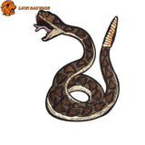 Écusson Serpent Crotalus Droite Thermocollant