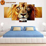 Peinture Lion Africain dans la chambre
