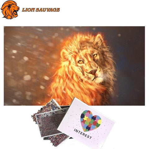 Puzzle Lion Animal 1000 Pièces