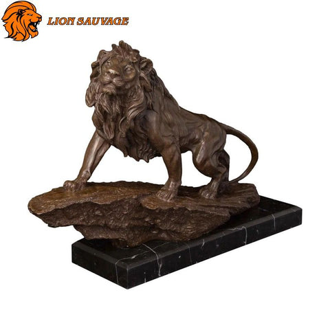 Statue Lion Marbre Rectangle