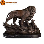 Statue Lion Royal de profil