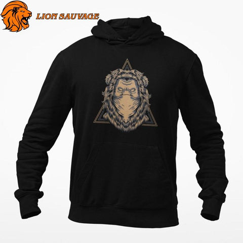 Sweat-shirt Lion Maçonnique Lion Sauvage