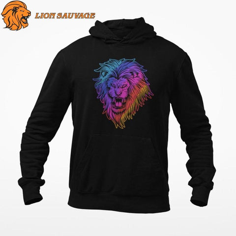 Sweat Roi Lion Multicolore de Lion Sauvage 