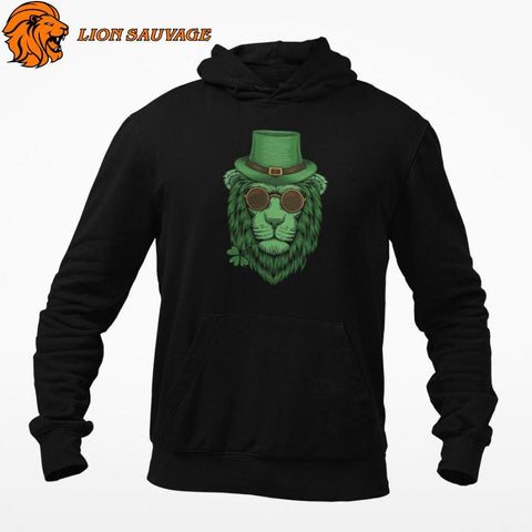 Sweat Roi Lion Vert Lion Sauvage