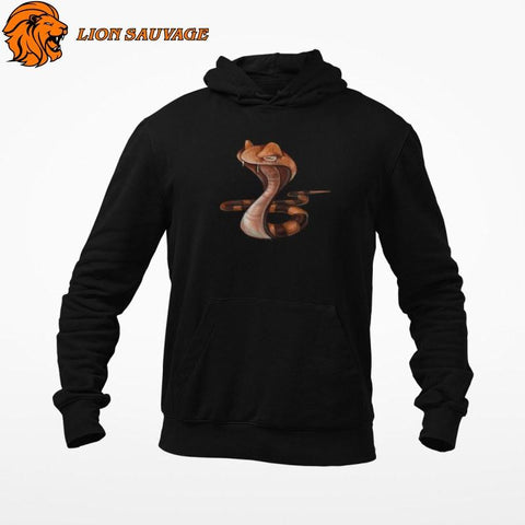Sweat-shirt Serpent Vipère Dangereuse Lion Sauvage