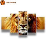 Tableau Lion Africain avec cadre