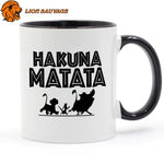 Tasse Lion Hakuna Matata Rouge