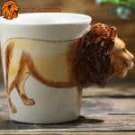 Tasse Lion Mufasa avec du cafe