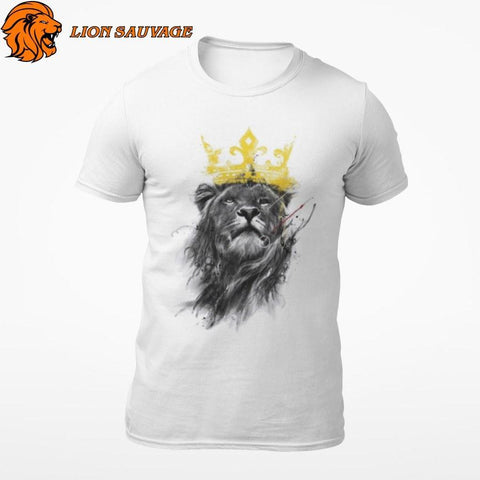 T-Shirt Lion Couronne de Lion Sauvage 