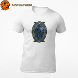 T-Shirt Lion Force Noir Lion Sauvage