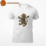 T-Shirt Lion Imprimé Royal Lion Sauvage