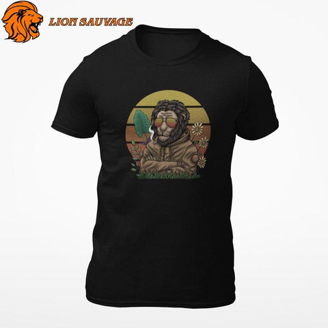 T-Shirt Lion Sauvage Africain