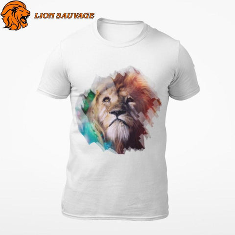 T-Shirt Lion Seigneur de Lion Sauvage