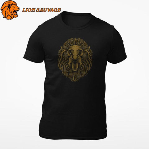 T-Shirt Lion Sombre Lion Sauvage