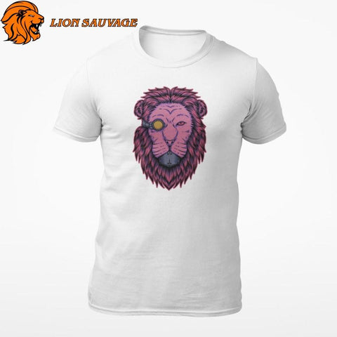 T-Shirt Lion Steampunk Lion Sauvage