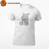 T-Shirt Rhinocéros Vie Lion Sauvage