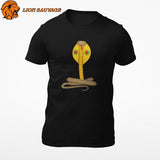 T-Shirt Serpent Cobra Royal Lion Sauvage
