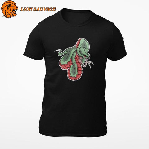 T-Shirt Serpent Dangereux Lion Sauvage