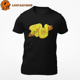 T-Shirt Serpent Jaune Lion Sauvage