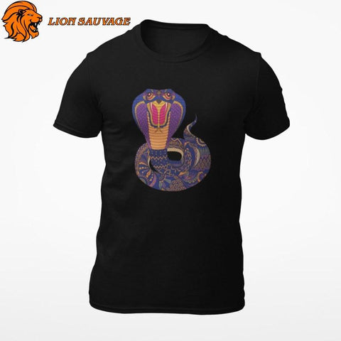 T-Shirt Serpent Multicolore Lion Sauvage