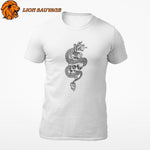 T-Shirt Serpent Protecteur Lion Sauvage