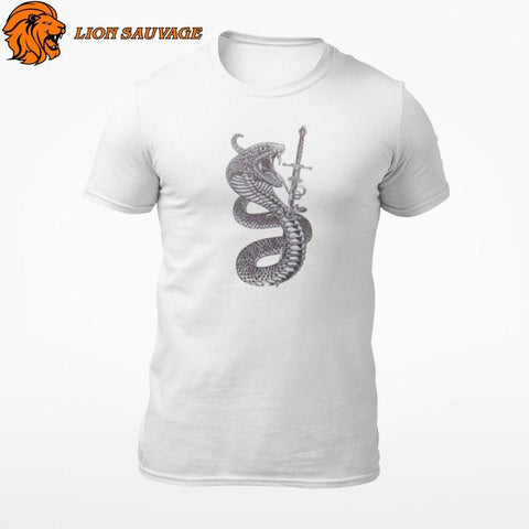 T-Shirt Serpent Symbolique Lion Sauvage