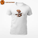 T-Shirt Serpent Zen Lion Sauvage