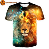 Tee-Shirt Imprime Lion