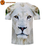 Tee-Shirt Lion Blanc