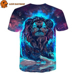 Tee-Shirt Lion Signe Astrologique en coton