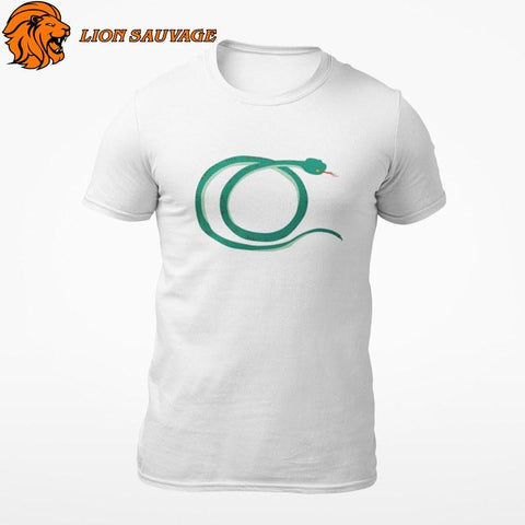 T-shirt Serpent Écaille en coton
