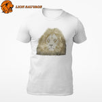 T-shirt Tête de Lion Histoire en coton