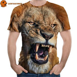 Tee Shirt Lion Gueule en coton